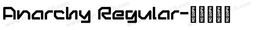 Anarchy Regular字体转换